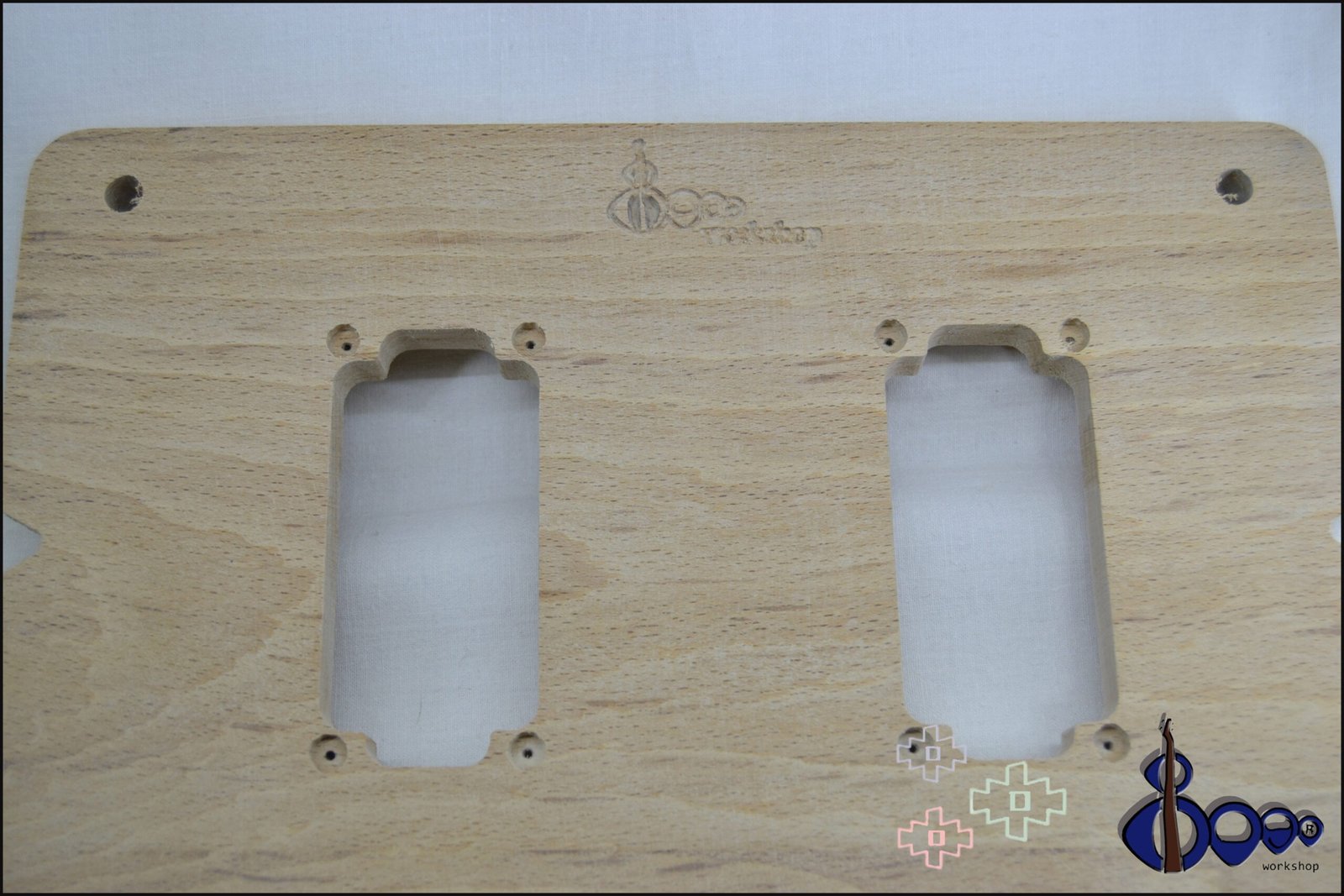 Achieve Precision with the Humbucker Pickup Routing Template 3 Humbucker pickup routing template