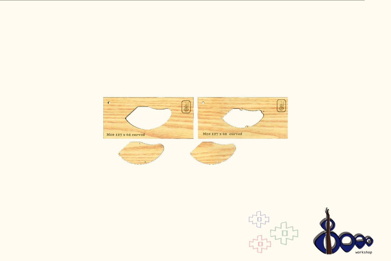 Control Cavity Routing Set (M-37/12.7 x 6.20) 4 Control Cavity Routing Set (M-37/12.7 x 6.20)