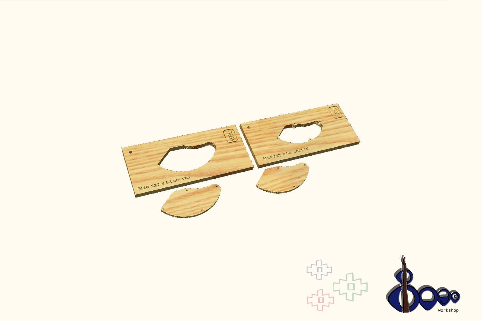 Control Cavity Routing Set (M-37/12.7 x 6.20) 3 Control Cavity Routing Set (M-37/12.7 x 6.20)