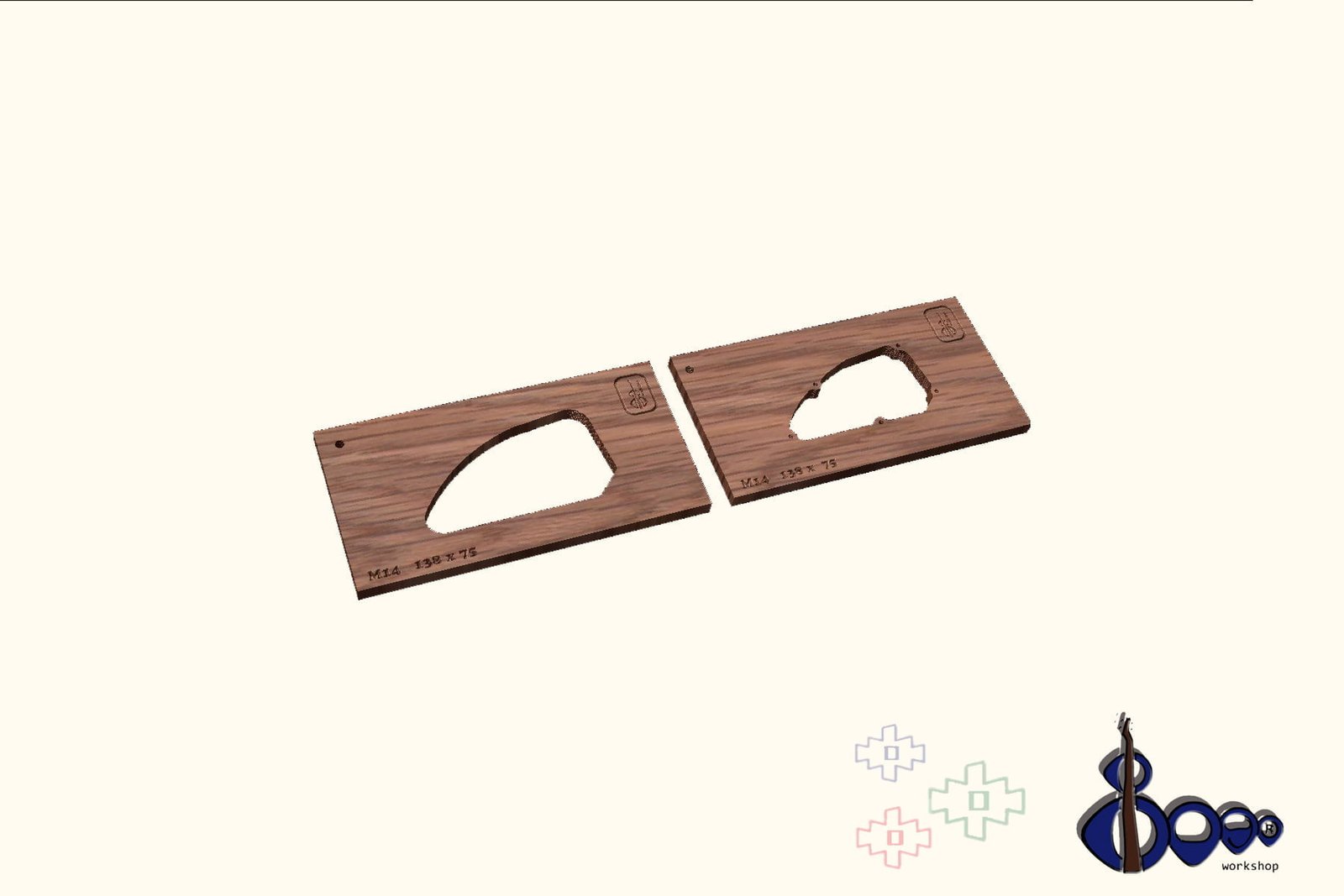 Control Cavity Routing Set (M-33/13.8 x 7.5) 4 Control Cavity Routing Set (M-33/13.8 x 7.5)