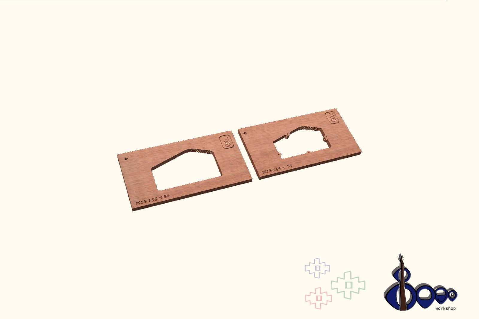 Control Cavity Routing Set (M-29/13.5 x 8.0) 4 Control Cavity Routing Set (M-29/13.5 x 8.0)