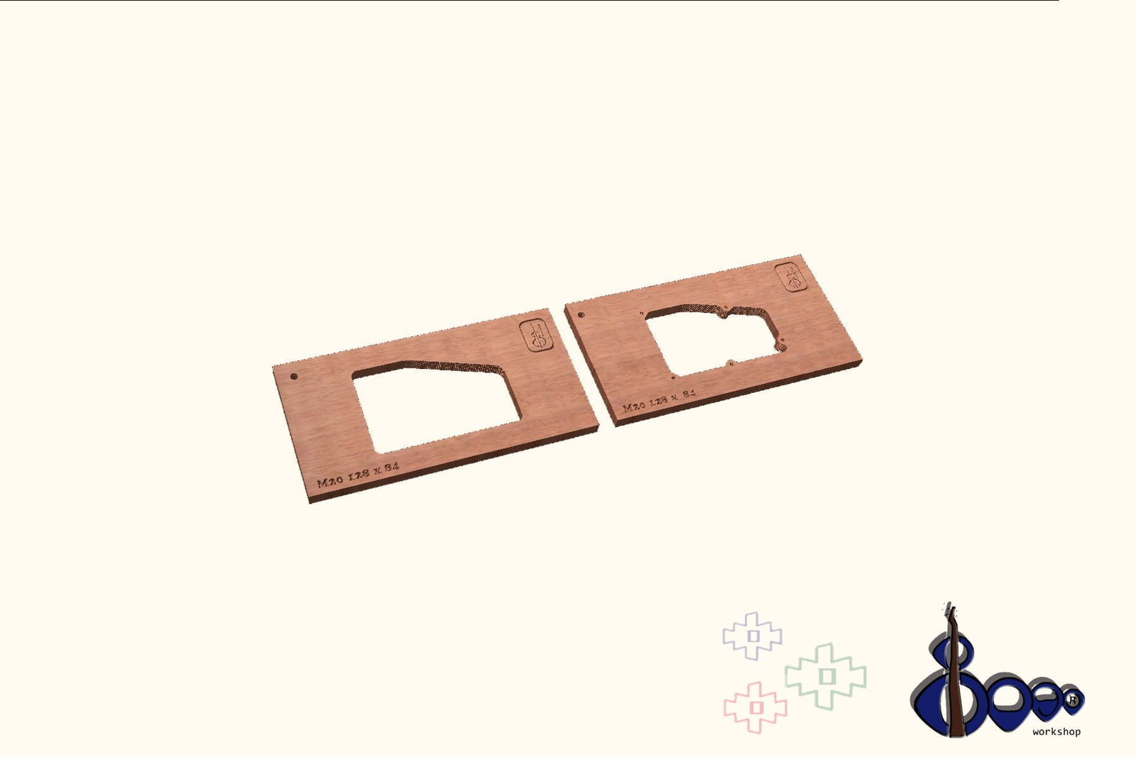 Control Cavity Routing Set (M-27/12.8 x 8.40) 4 Control Cavity Routing Set (M-27/12.8 x 8.40)