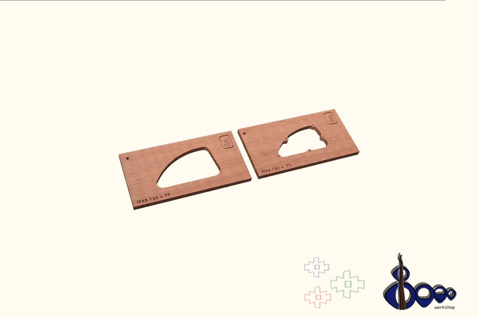 Control Cavity Routing Set (M-25/13.6 x 7.70) 4 Control Cavity Routing Set (M-25/13.6 x 7.70)