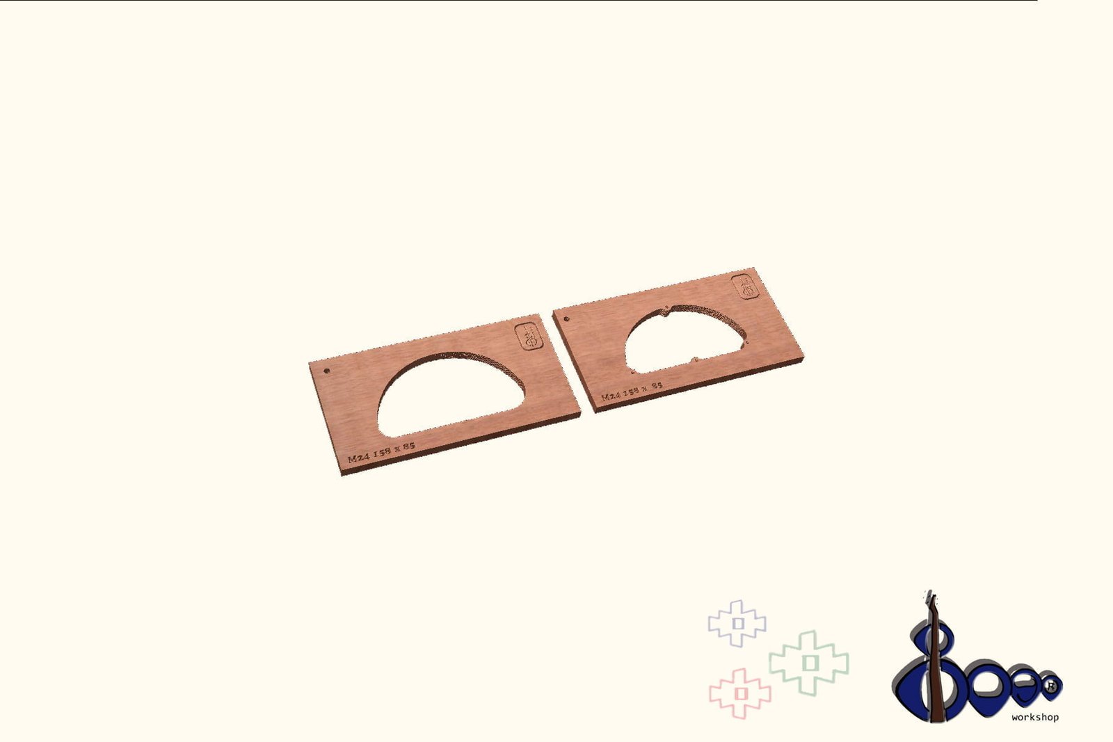 Control Cavity Routing Set (M-23/15.8 x 8.50) 4 Control Cavity Routing Set (M-23/15.8 x 8.50)