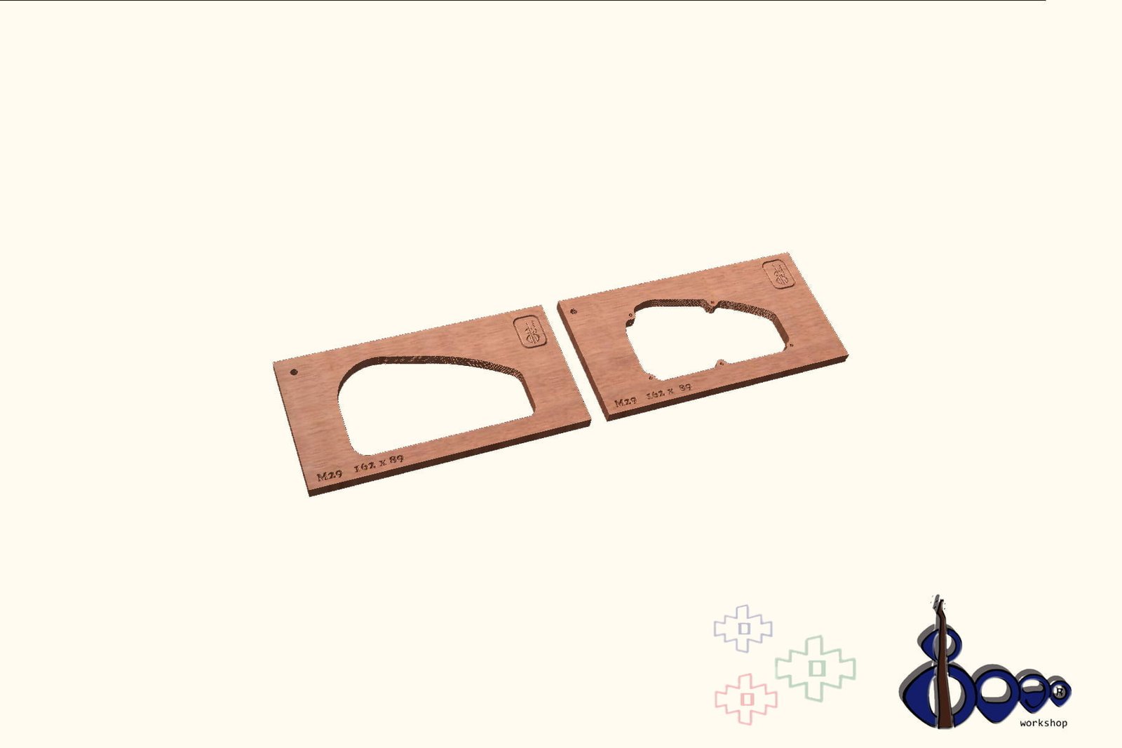 Control Cavity Routing Set (M-18/16.2 x 8.90) 4 Control Cavity Routing Set (M-18/16.2 x 8.90)