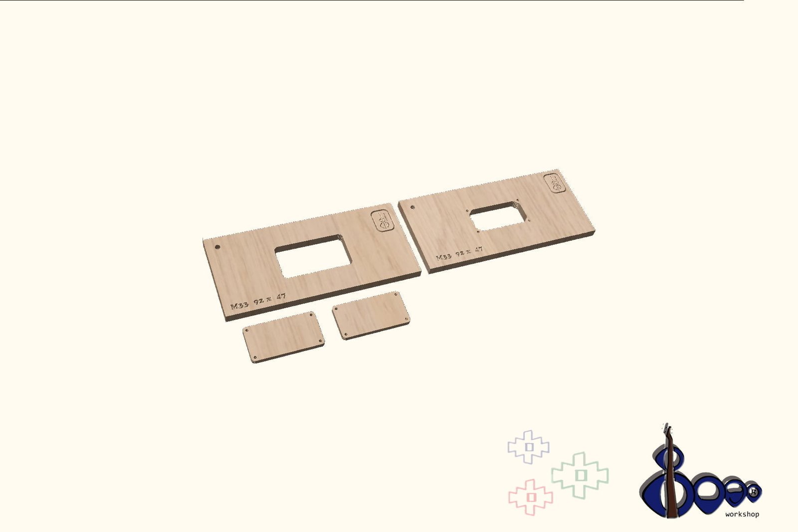 Control Cavity Routing Set (M-14/9.20 x 4.70) 3 Control Cavity Routing Set (M-14/9.20 x 4.70)
