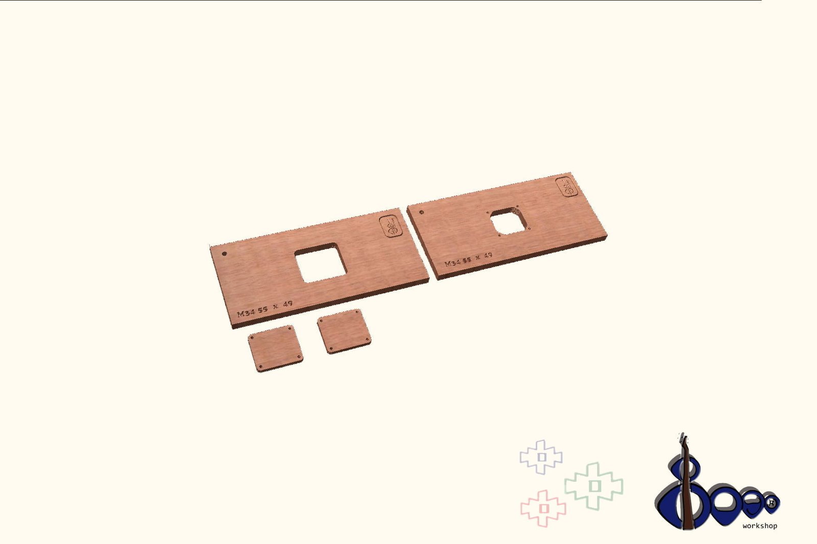 Control Cavity Routing Set (M-13/5.50 x 4.90) 3 Control Cavity Routing Set (M-13/5.50 x 4.90)