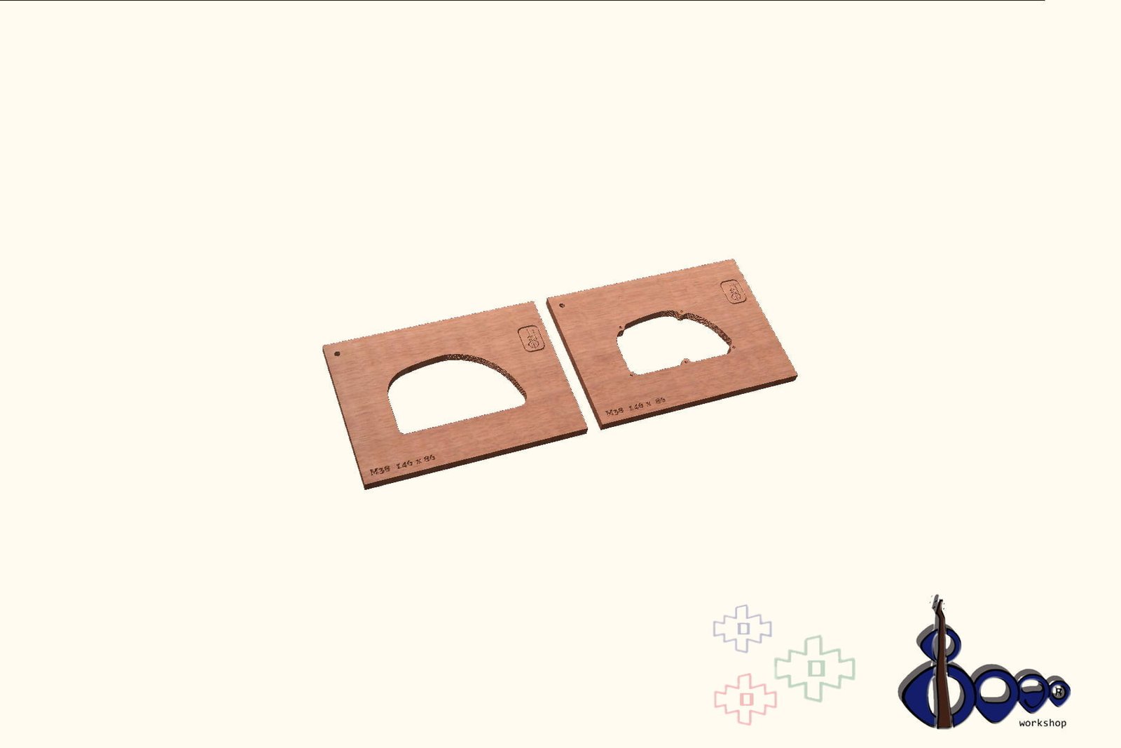 Control Cavity Routing Set (M-9/14.6 x 8.6) 4 Control Cavity Routing Set (M-9/14.6 x 8.6)