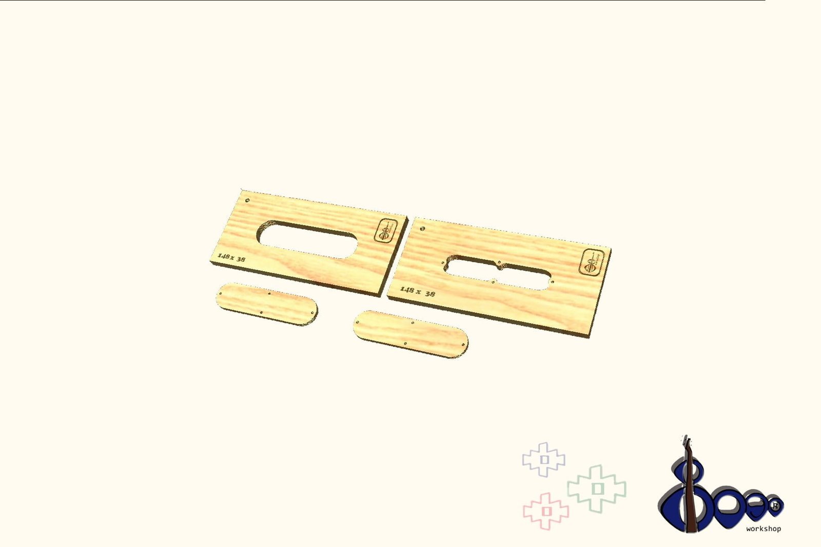 Control Cavity Routing Set (M-42/14.8 x 3.80) 2 Control Cavity Routing Set (M-42/14.8 x 3.80)