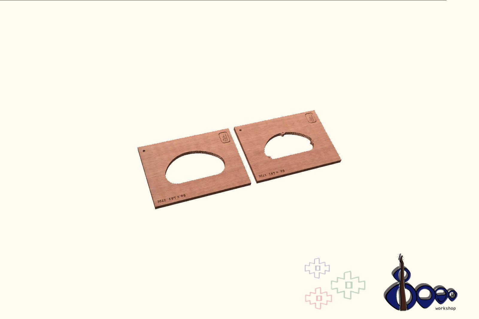 Control Cavity Routing Set (M-6/15.7 x 8.5) 4 Control Cavity Routing Set (M-6/15.7 x 8.5)