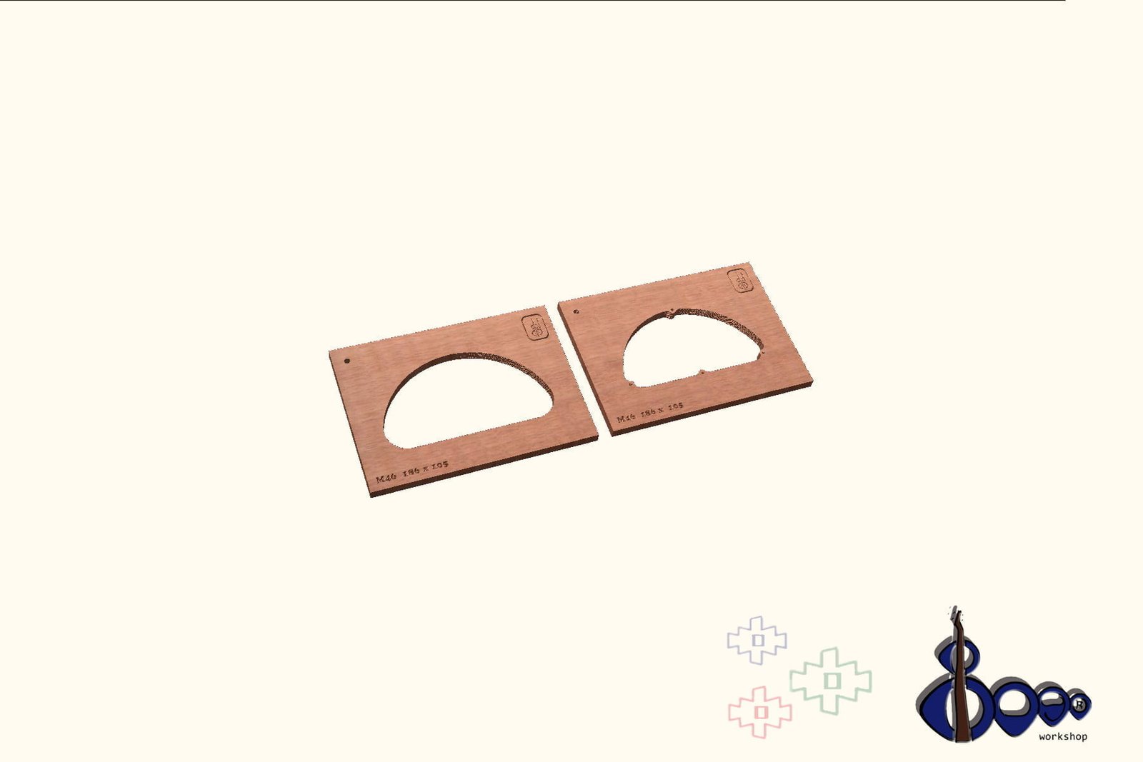 Control Cavity Routing Set (M-1/18.6x10.5) 4 Control Cavity Routing Set (M-1/18.6x10.5)