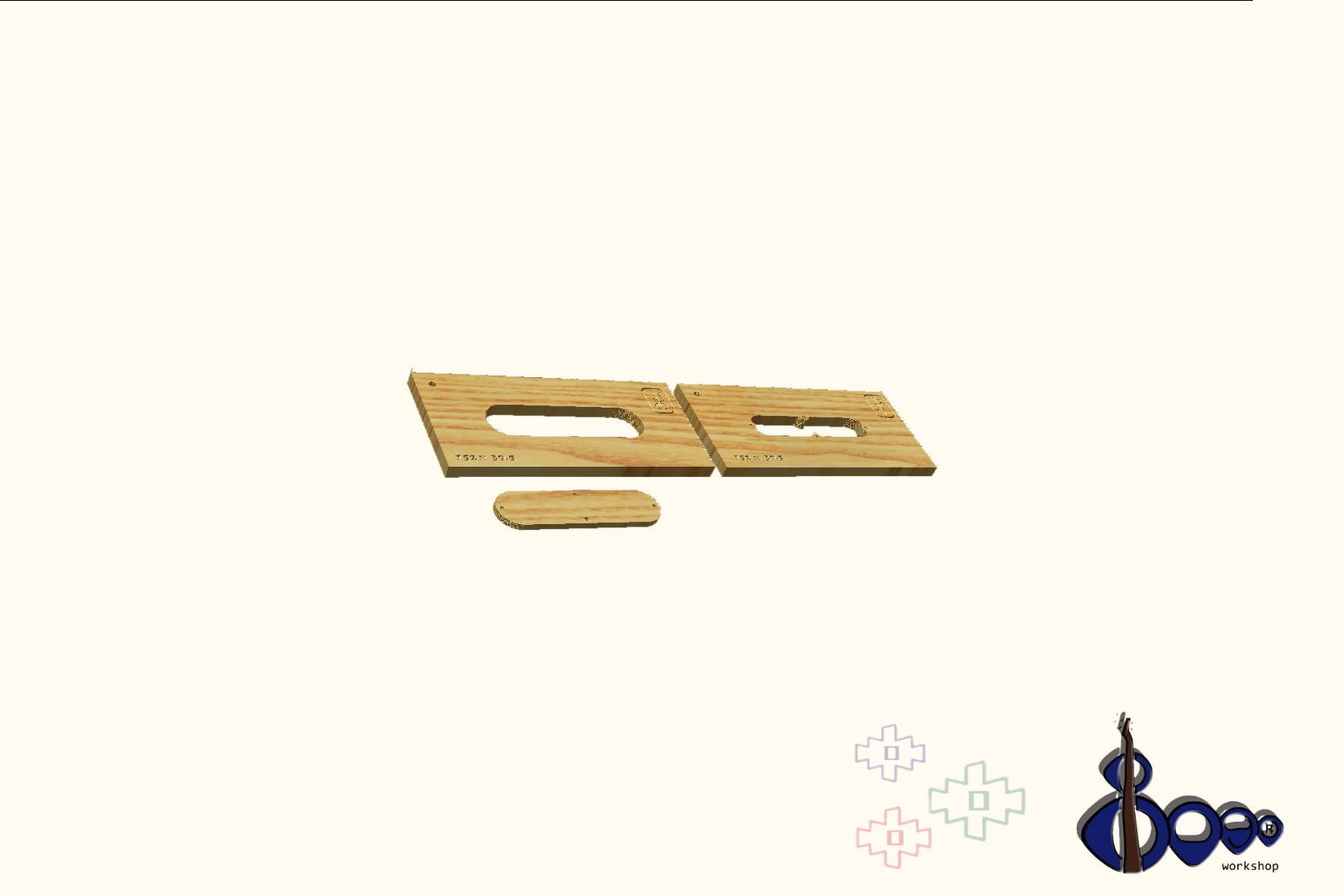 Control Cavity Routing Set (M-41/15.2 x 3.95) 3 Control Cavity Routing Set (M-41/15.2 x 3.95)