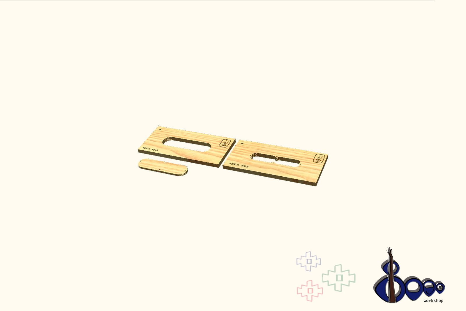 Control Cavity Routing Set (M-41/15.2 x 3.95) 2 Control Cavity Routing Set (M-41/15.2 x 3.95)