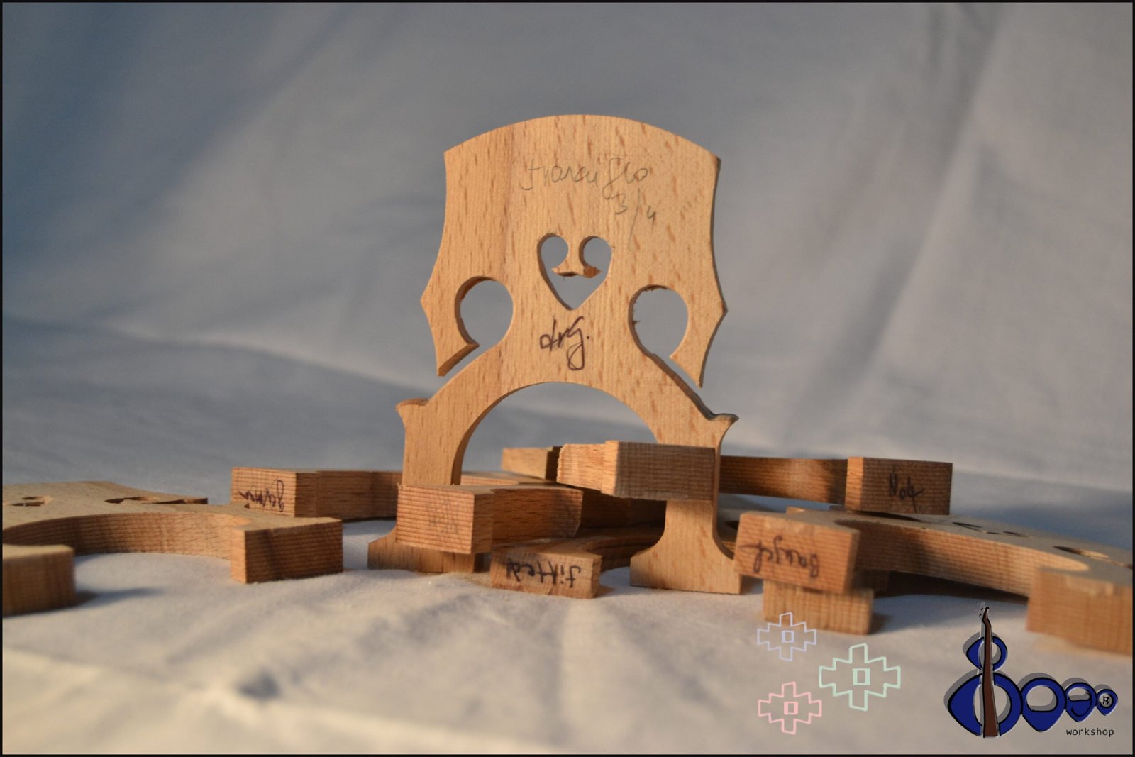 Dr G Cello Bridge Bausch 1 Half