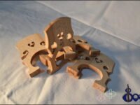French Cello Bridge Model 2 by dr G – maple or ash – all sizes