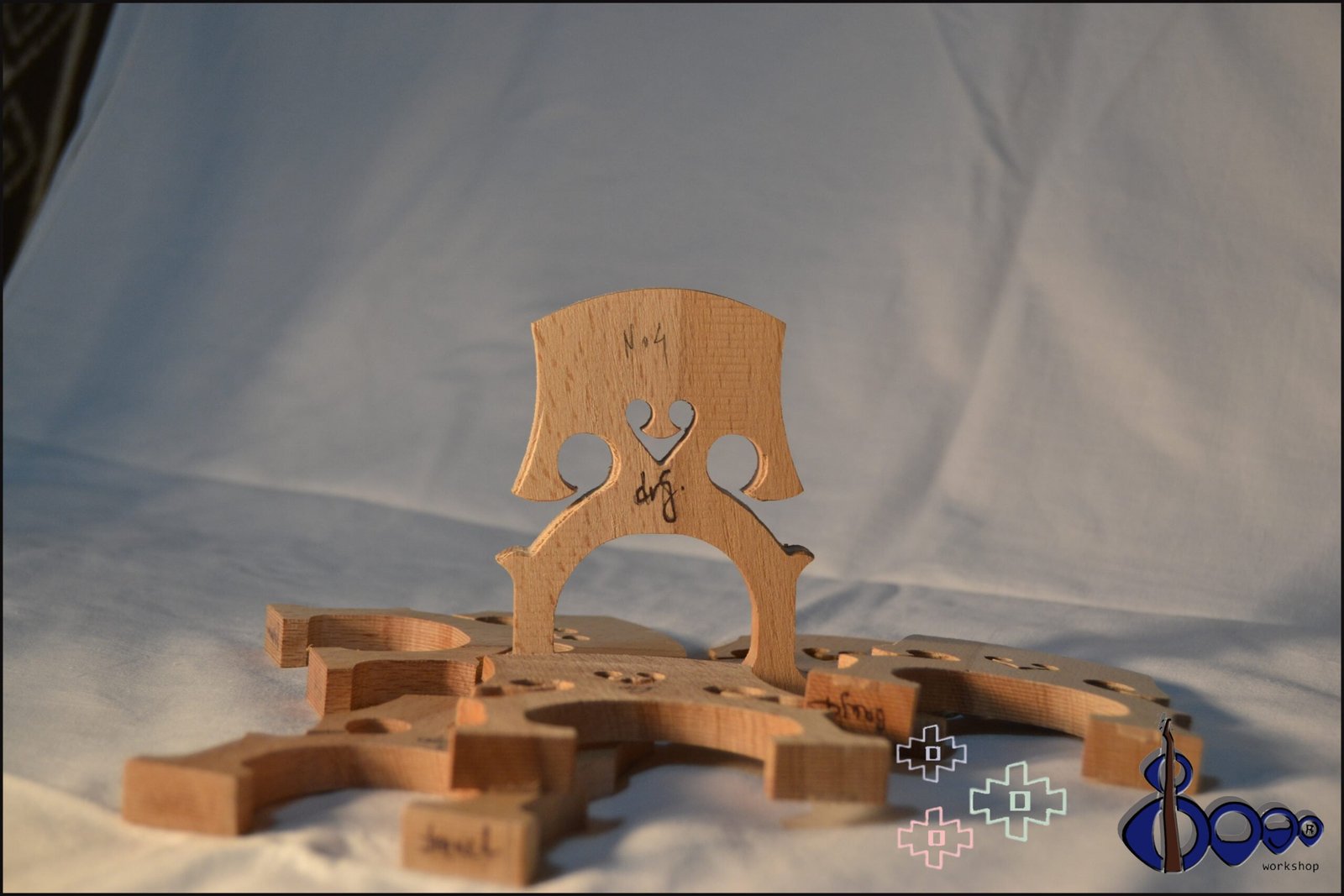 Cello Bridge Bausch 2 Model Three Quarter Size -Premium