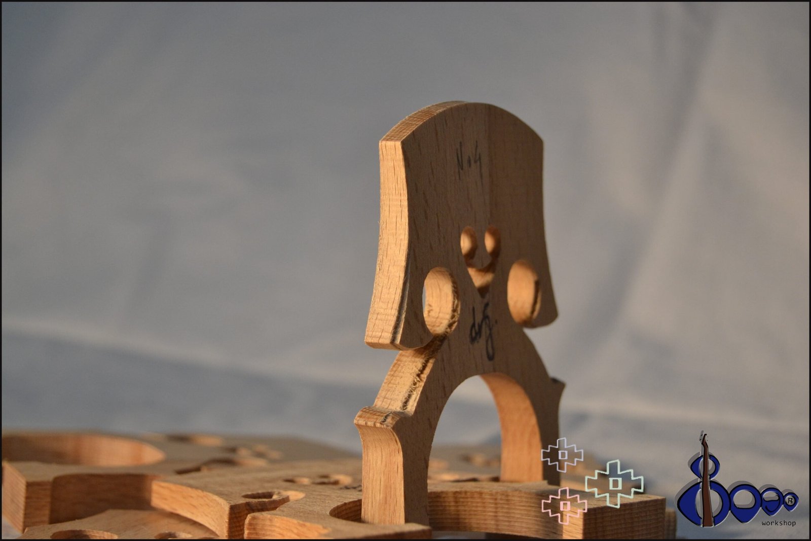 Bausch 1 Cello Bridge blank by dr G – maple or ash – all sizes