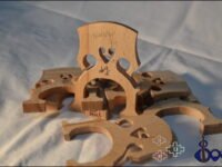 German Cello Bridge Three-Quarter – Handcrafted Model