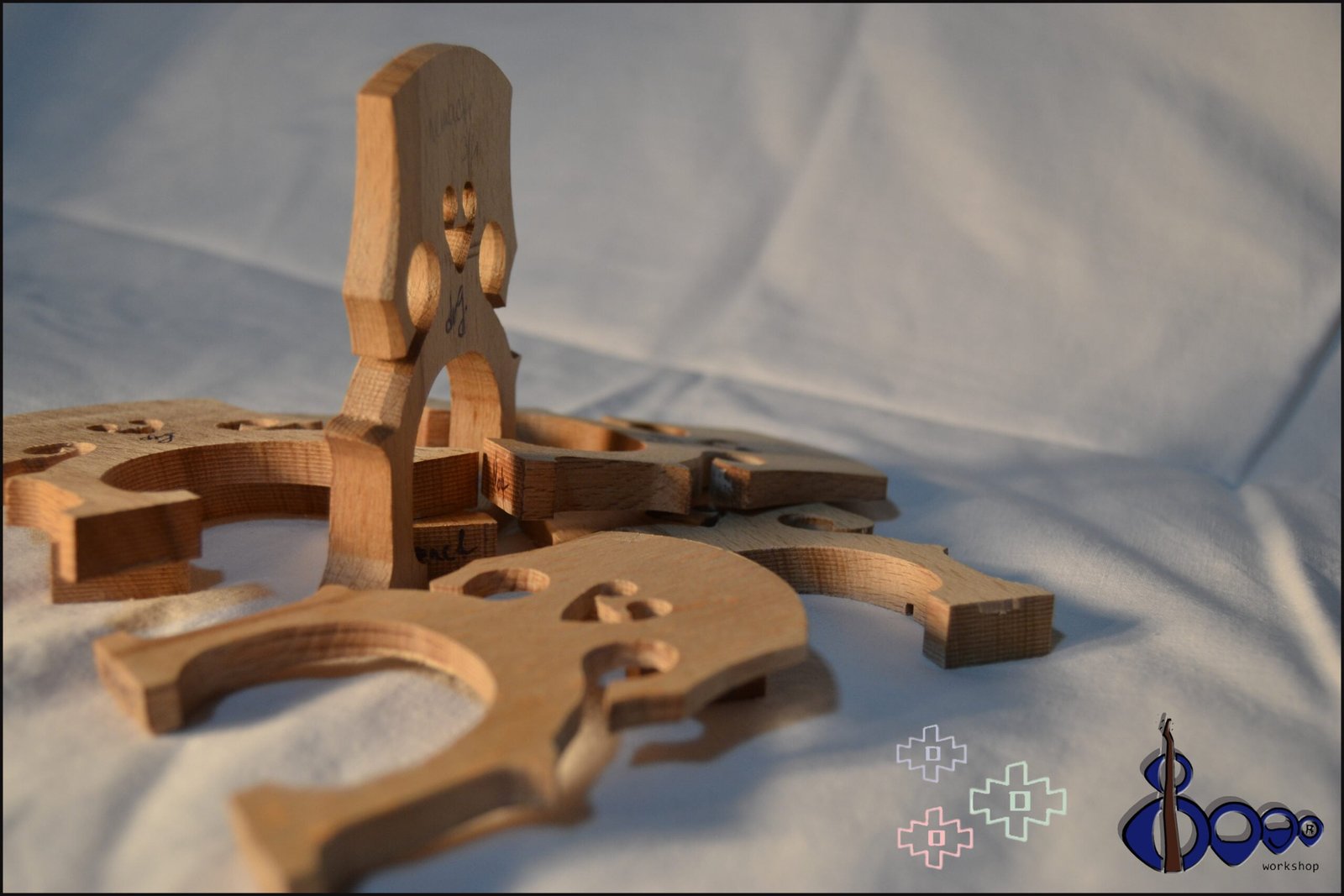 German Cello Bridge Half Size – Tone-Focused German Model