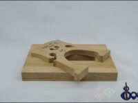 Belgium 2 Cello Bridge Three-Quarter – Precision Maple Model