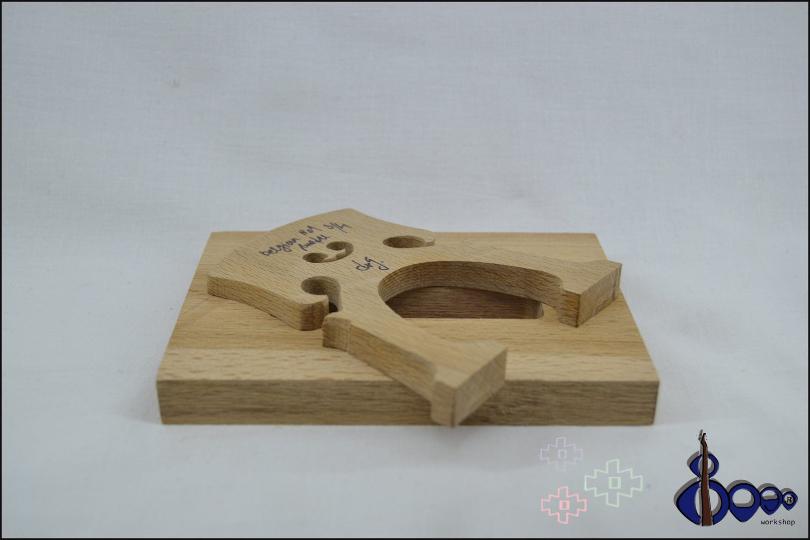 Belgium 2 Cello Bridge Three-Quarter – Precision Maple Model