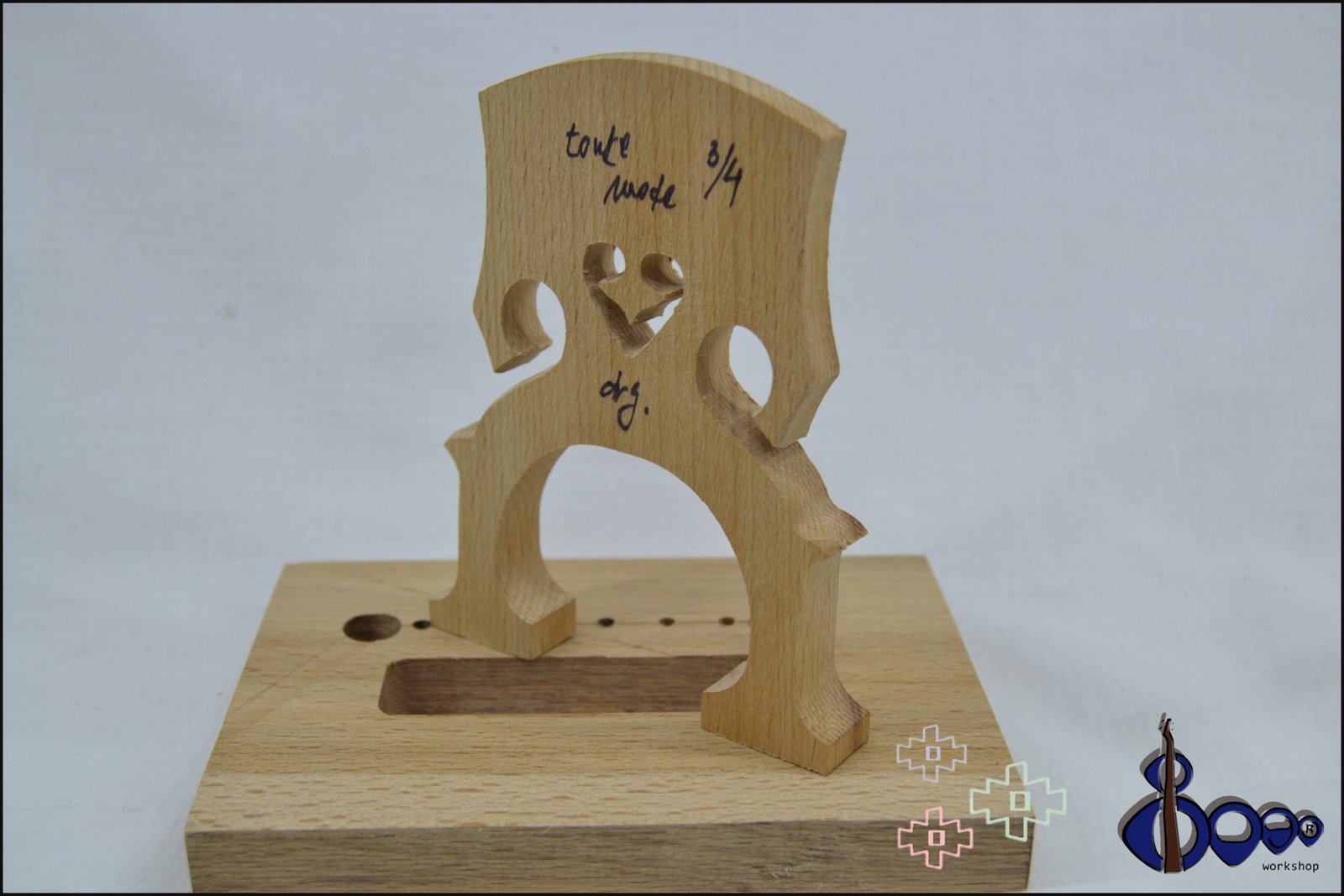 Ultimate Cello Bridge Belgium 1 dr G Performance Series Maple and Ash all sizes