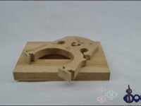 Adjustable cello bridge with height screws – available in maple or ash, all sizes 1/4 to 4/4