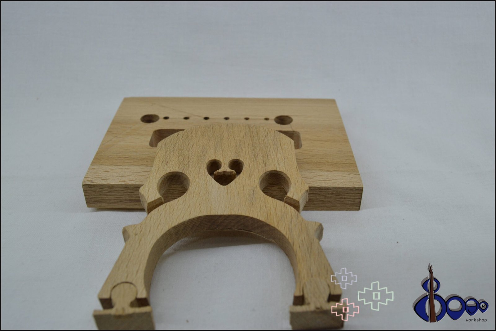 Adjustable Cello Bridge Half Size – Self-Leveling Maple Model