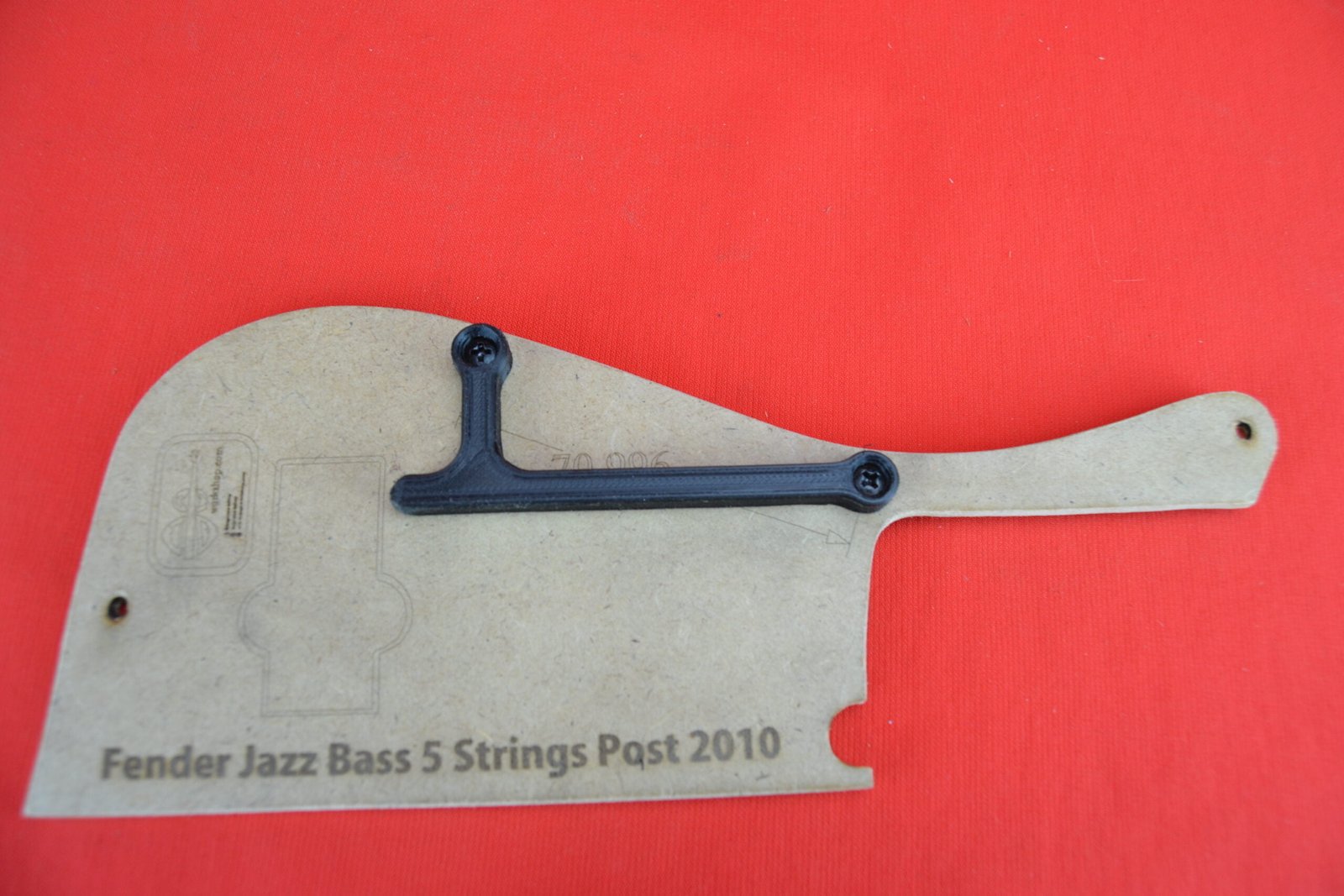 Thumb rest for Fender Jazz V post 2010 (M-9) 3 Thumb Rest Squier Jazz V