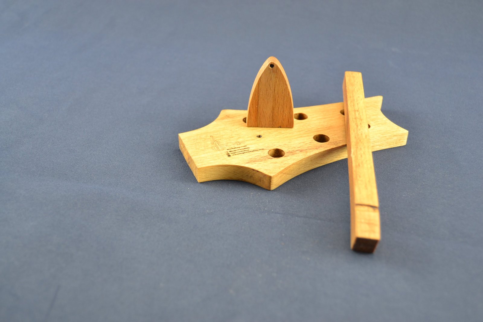 PRS Headstock Routing Template for Precision Guitar Building 7 PRS headstock routing template