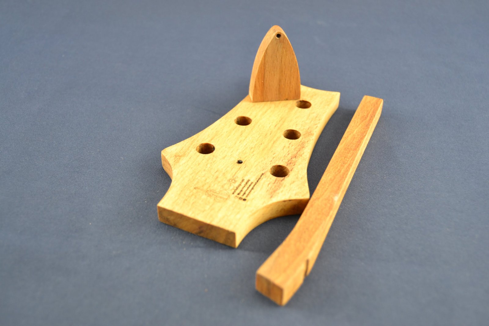 PRS Headstock Routing Template for Precision Guitar Building 3 PRS headstock routing template