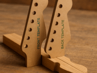 Fender headstock Routing Template