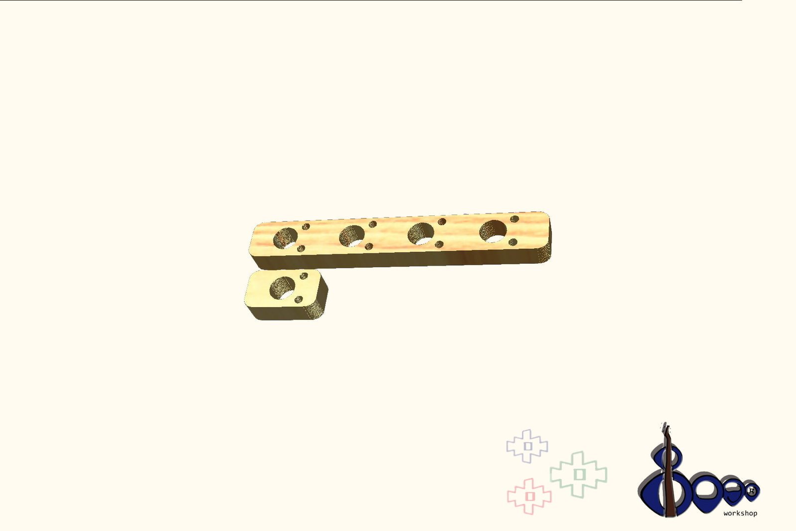 Schaller BM V Tuners and Tuner Screws Drilling Template 5 Schaller BM V tuners and tuners screws drilling template