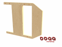 Wooden Slap Ramp Yamaha TRB 6 String