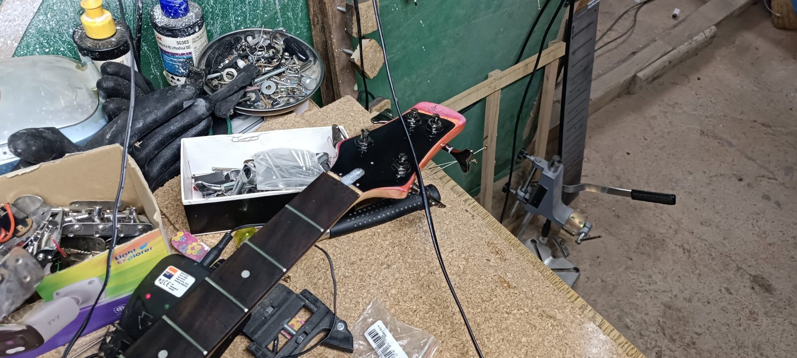 Neck bolts installed