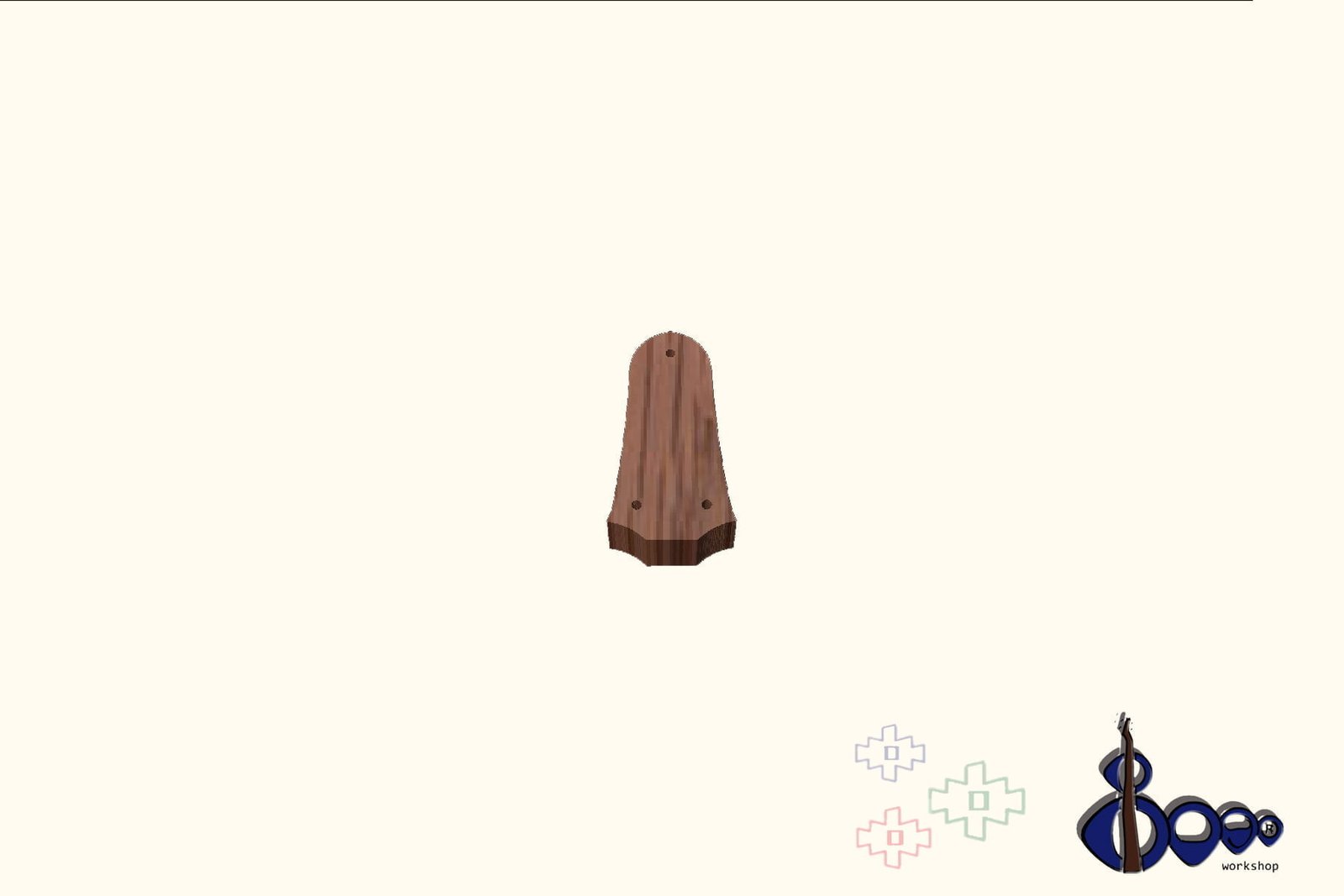 Premium Wooden Truss Rod Covers (M-11) 4 Truss rod cover Model 11