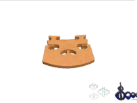 Violin Bridge Cutted Model 1/2 Dr G