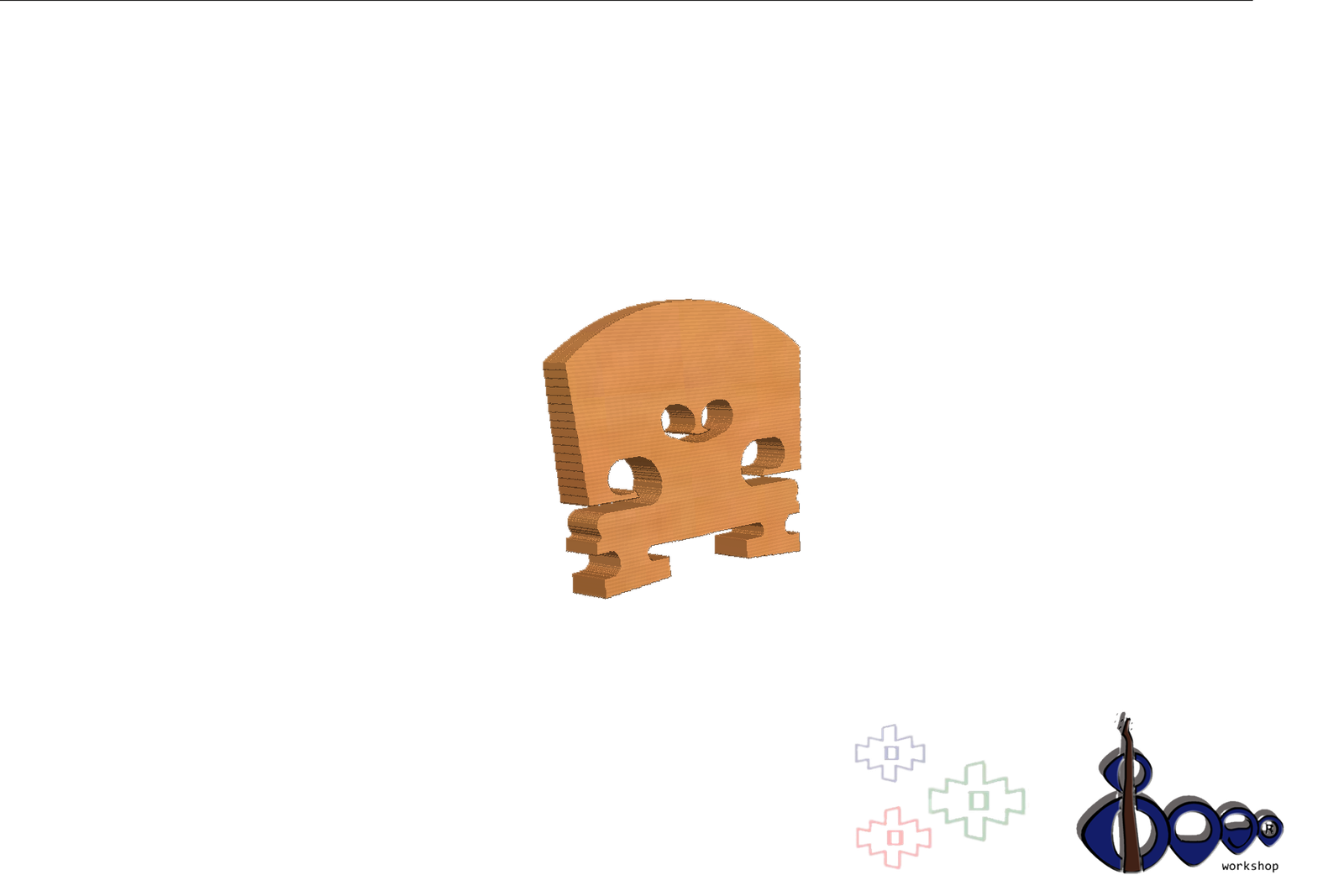 French Violin Bridge 4/4 Dr G