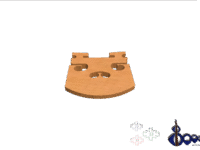 French Violin Bridge 3/4 Dr G