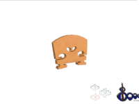 German Violin Bridge 1/4 Dr G