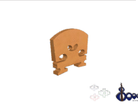 German Violin Bridge 1/2 Dr G