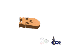 German Violin Bridge 4/4 Dr G