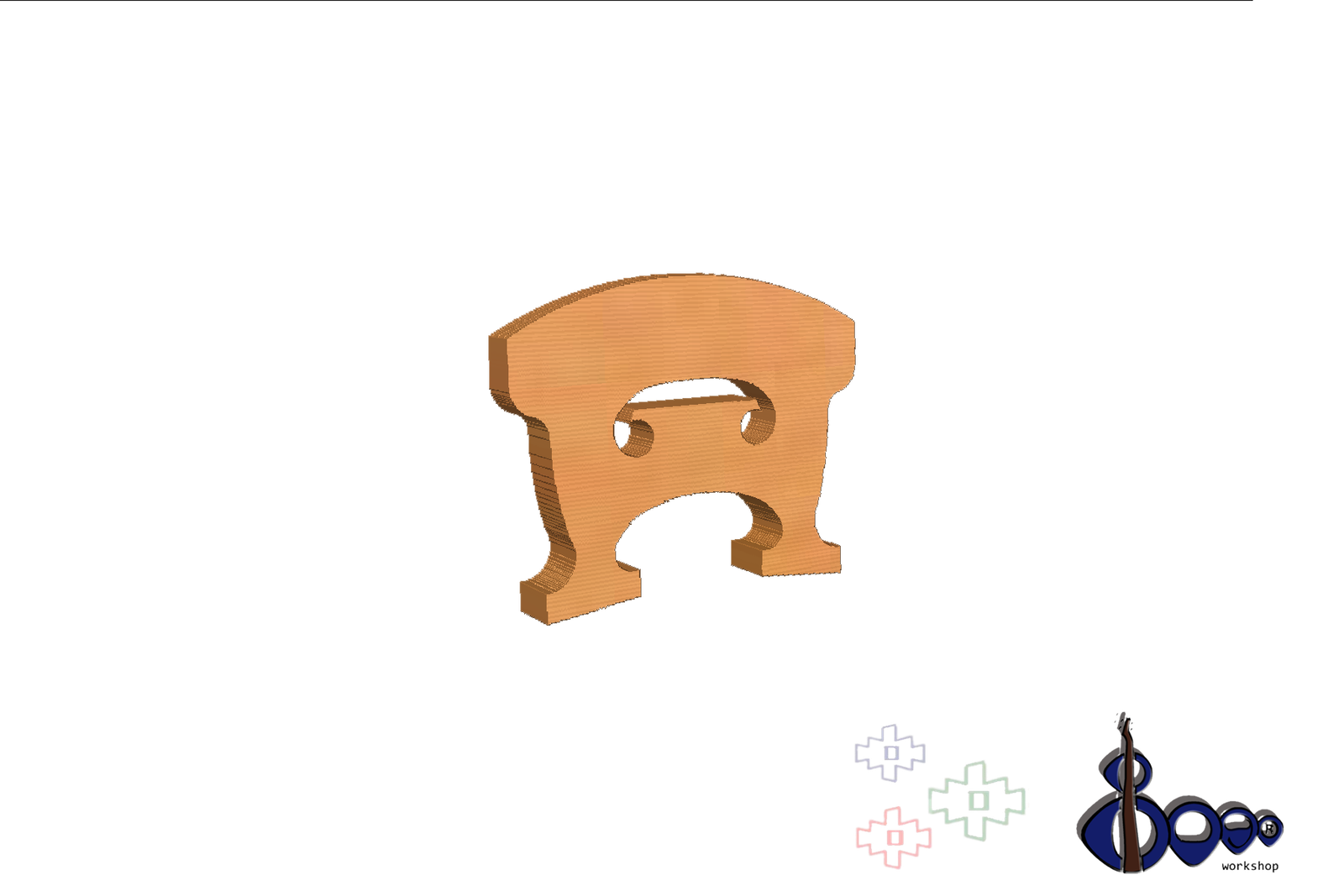 Violin Bridge Hardanger Model