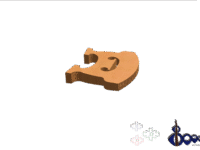 Dr G Hardanger Violin Bridge 7/8