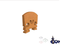 Dr G MKB Violin Bridge 3/4