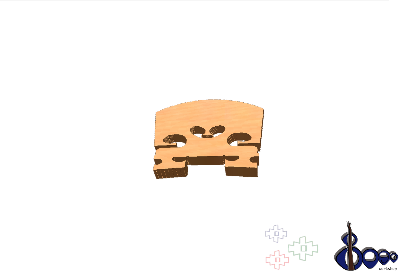 Dr G MKB Violin Bridge 4/4