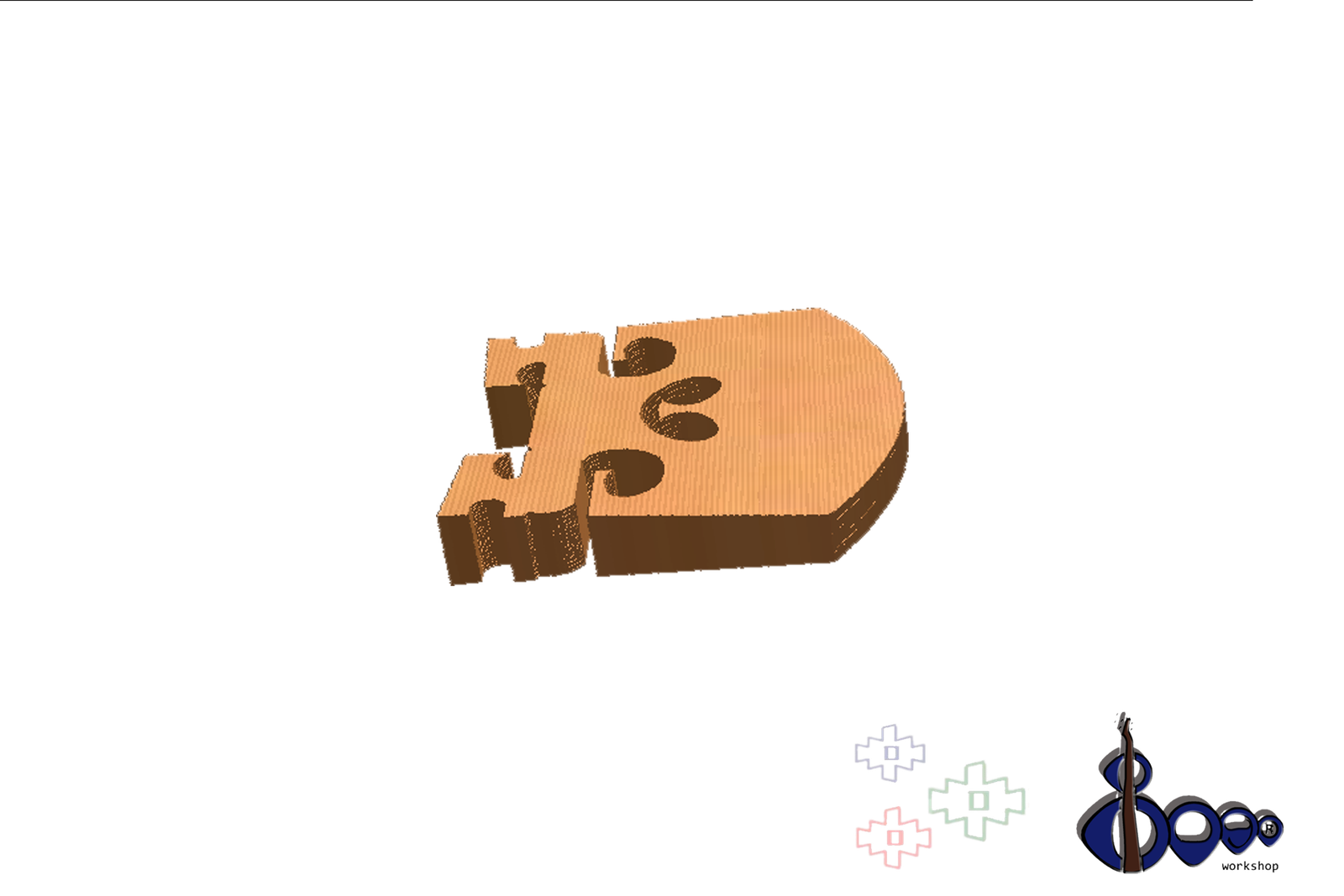 Dr G MKB Violin Bridge 1/4