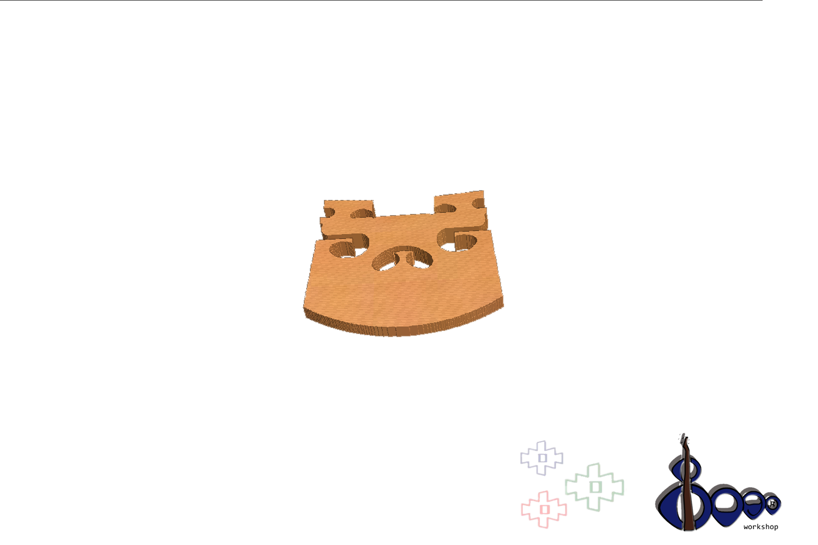 Dr G MKB Violin Bridge 7/8