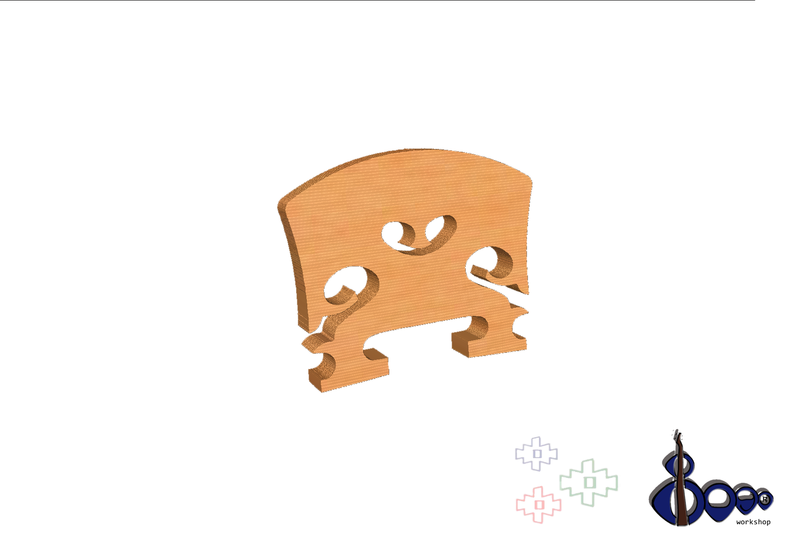 Tourte Violin Bridge 4/4 Premium