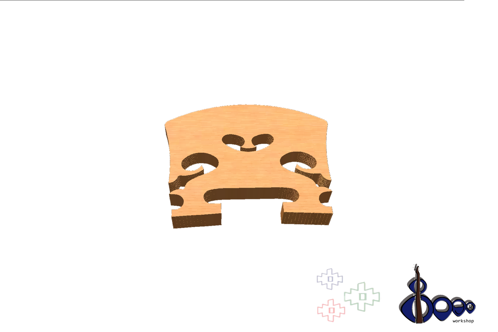 Tourte Violin Bridge – Pro Edition – All Sizes 5 Tourte Violin Bridge 4/4 Premium